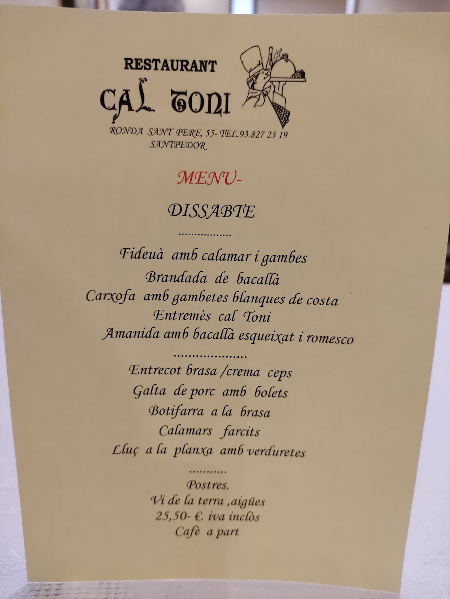 Menu Restaurant Cal Toni-2