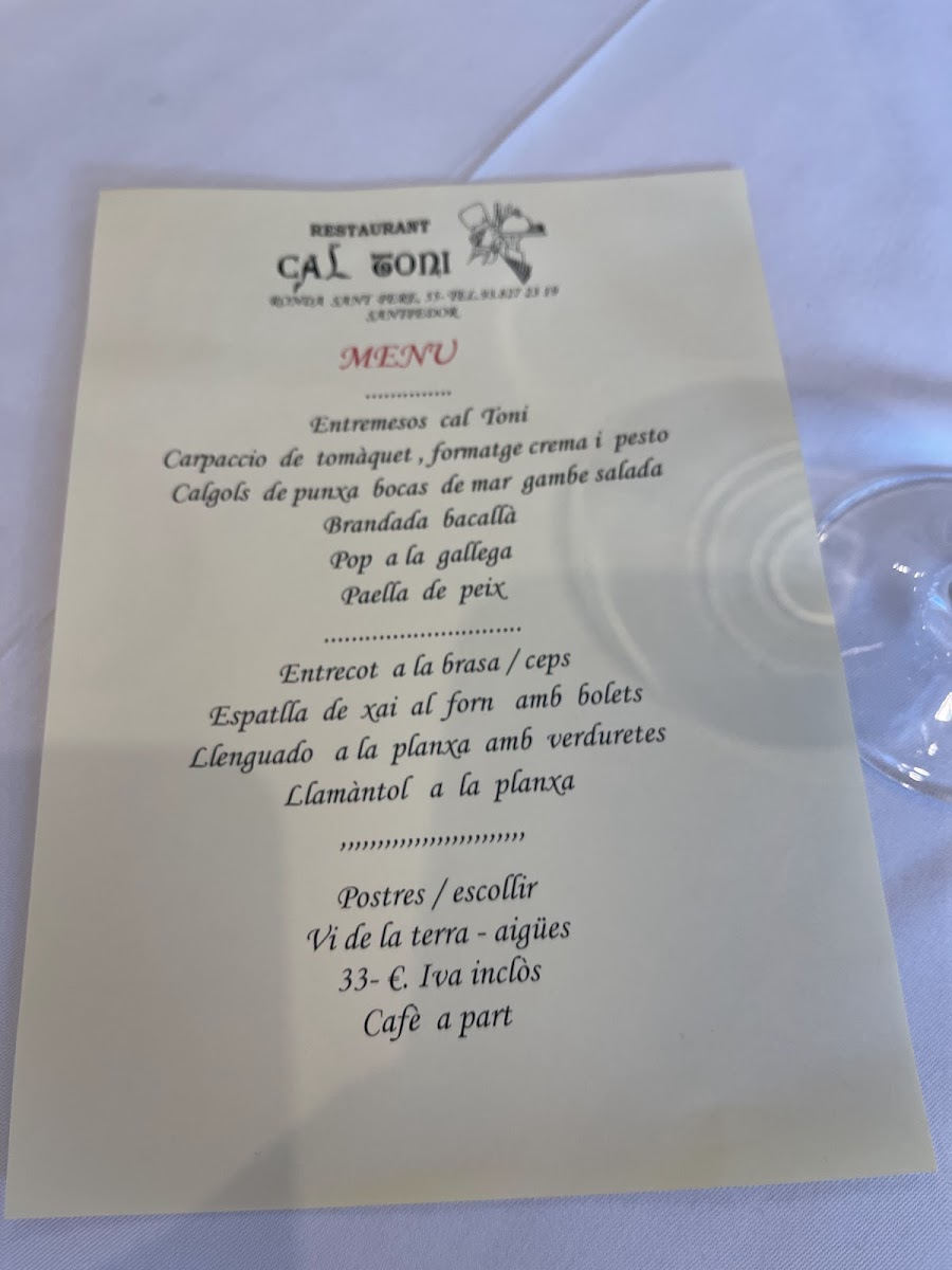 Menu Restaurant Cal Toni-6