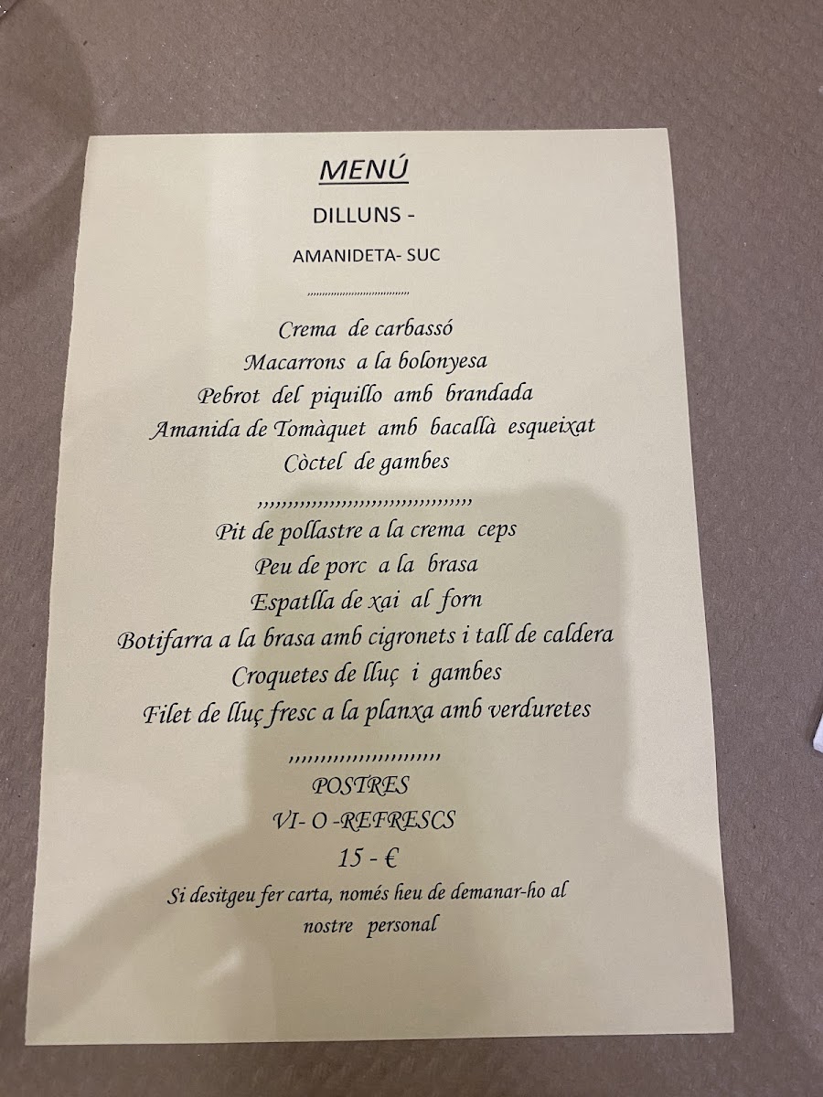 Menu Restaurant Cal Toni-9